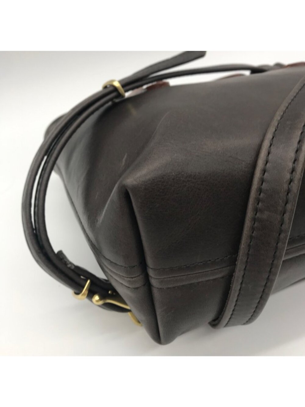 Fount Brown Leather Tote Bag - Picture 6 of 10
